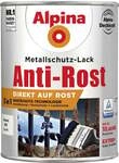 Alpina Metallschutz-Lack Anti-Rost 2,5 L wei&szlig; gl&auml;nzend