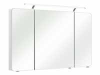 Pelipal Spiegelschrank Fokus 4005 Lack polarweiß Hochglanz, Breite 120 cm