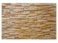 papermoon Vlies- Fototapete Digitaldruck 350 x 260 cm Stone Wall