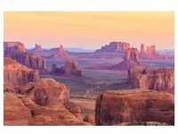 papermoon Vlies- Fototapete Digitaldruck 350 x 260 cm Hunts Mesa Sunrise