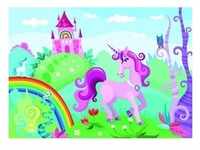 papermoon Vlies- Fototapete Digitaldruck 250 x 180 cm Kids Purple Unicorn