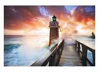 papermoon Vlies- Fototapete Digitaldruck 350 x 260 cm Lighthouse