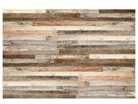 papermoon Vlies- Fototapete Digitaldruck 350 x 260 cm Wooden Wall