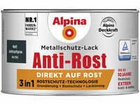 Alpina Metallschutz-Lack Anti-Rost 300 ml anthrazit matt GLO765104307