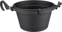 Elho H&auml;ngeampel Green Basics schwarz &Oslash; 28 cm