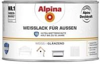 Alpina Wei&szlig;lack f&uuml;r Au&szlig;en 300 ml wei&szlig; gl&auml;nzend