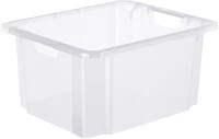 Rotho Drehstapelbox Reverso 46 L transparent