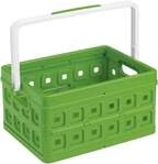 Sunware Klappbox Square 24L gr&uuml;n/wei&szlig; 43,5 x 31 x 21,3 cm