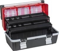 Allit Profi-Werkzeugkoffer McPlus AluC22 rot schwarz PP ohne Inhalt