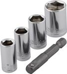 Wolfcraft Steckschl&uuml;ssel-Set 5-teilig