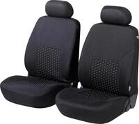 Walser Autositzbezug DotSpot Premium Vordersitze grau schwarz