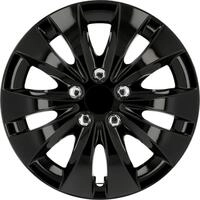 Cartrend Radzierblenden Storm 35 cm (14 Zoll) schwarz 4 St&uuml;ck