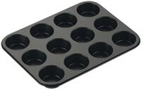Zenker Muffinform BlackMetallic f&uuml;r 12 St&uuml;ck 35 x 26,5 cm