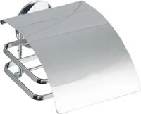 Wenko Toilettenpapierhalter Edelstahl Turbo-Loc Cover