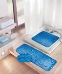 Kleine Wolke Wanneneinlage Bubble 36 x 92 cm, marineblau