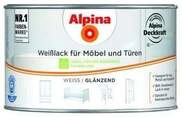 Alpina Wei&szlig;lack f&uuml;r M&ouml;bel & T&uuml;ren 300 ml wei&szlig; gl&auml;nzend
