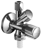 Schell Kombi-Eckventil Comfort mit R&uuml;ckflussverhinderer ASAG 1/2 chrom