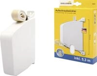 Schellenberg Aufschraubwickler Maxi wei&szlig;, inkl. 5,3 m Rollladengurt