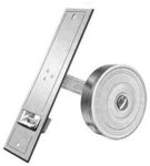 Schellenberg Einlasswickler Maxi Lochabstand 18,5 cm silber
