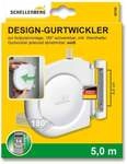 Schellenberg Design Aufschraubwickler Gurtwickler Mini wei&szlig; mit Gurt