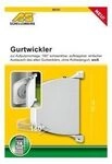 Schellenberg Aufschraubwickler aufklappbar Mini wei&szlig; ohne Rollladengurt