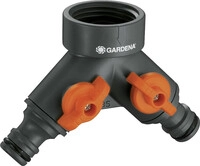 Gardena 2-Wege-Ventil 2-Wege-Ventil 33,3 mm (G 1)