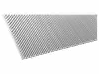 Gutta Polycarbonat-Doppelstegplatte 500 x 105 cm 10 mm klar