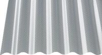 Gutta Polycarbonat-Wellplatte Wabe Sinus 76/18 250 x 104,5 cm 2,6 mm klar