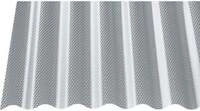 Gutta Polycarbonat-Wellplatte Wabe Sinus 76/18 500 x 104,5 cm 2,6 mm klar