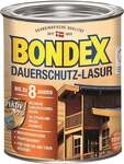 Bondex Dauerschutz Lasur 750 ml ebenholz