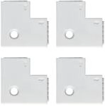Paulmann MaxLED Edge-Connector wei&szlig; 90&deg; 4er Pack