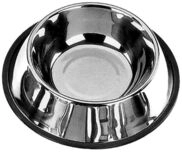 Nobby Hundenapf Edelstahl rutschfest &Oslash; 28,5 cm - 1,6 L silber
