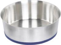 Nobby Hundenapf Edelstahl Heavy rutschfest &Oslash; 24 cm - 2,8 L silber