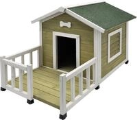Nobby Hundeh&uuml;tte Talamone Java 115 x 76 cm braun-wei&szlig;