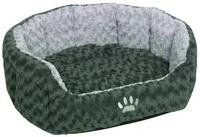 Nobby Komfortbett Seoli oval dunkelgrau/hellgrau