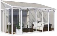 Canopia Wintergarten SanRemo 300 x 435 cm wei&szlig;