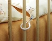 Reer Bettdeckenhalter wei&szlig;, 4 St&uuml;ck