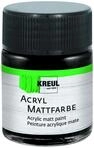 Kreul Acryl Mattfarbe schwarz 50 ml