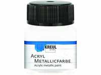 Kreul Acryl Metallicfarbe weiß 20 ml GLO663151529