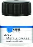Kreul Acryl Metallicfarbe wei&szlig; 20 ml