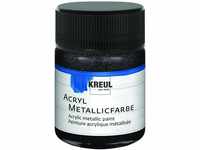 Kreul Acryl Metallicfarbe schwarz 50 ml GLO663152234
