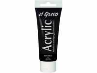Kreul el Greco Acrylic Tube schwarz,75 ml GLO663201013