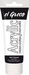 Kreul el Greco Acrylic Tube titanwei&szlig; 75 ml