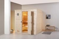 Weka Massivholzsauna Bergen 1.8 mit Holzt&uuml;r