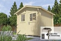 weka Saunahaus MIKKELI Sparset 7,5 kW BioS natur