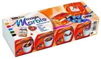 Kreul Magic Marble Marmorierfarben Grundfarben Set 6 x 20 ml