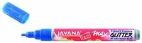 Kreul Javana texi m&auml;x Glitter Stoffmalfarbe f&uuml;r helle & dunkle Stoffe blau