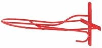 Kerbl Sattelhalter rot