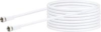 Schwaiger SAT Anschlusskabel KVCHQ100 532 (90dB) wei&szlig;, 10,0m, 1x F Stecker / 1x F