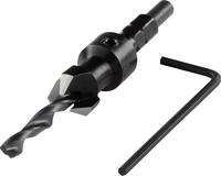 Wolfcraft Vorbohrer mit Senker Sechskant-Schaft 2545000 &Oslash; 4,5 - 12 mm